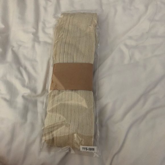 Thigh High ribbed boot socks - Picture 3 of 4